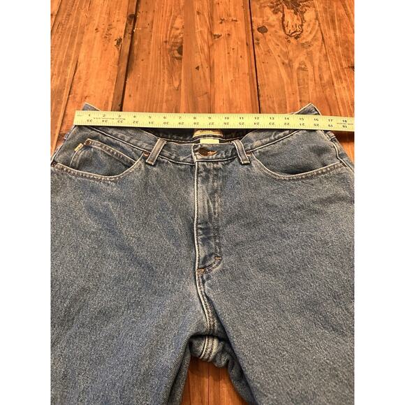 LL Bean Fleece Lined Men’s Relaxed Fit Jeans Size 36 X 29 Hike Fish Outdoors - Picture 14 of 15